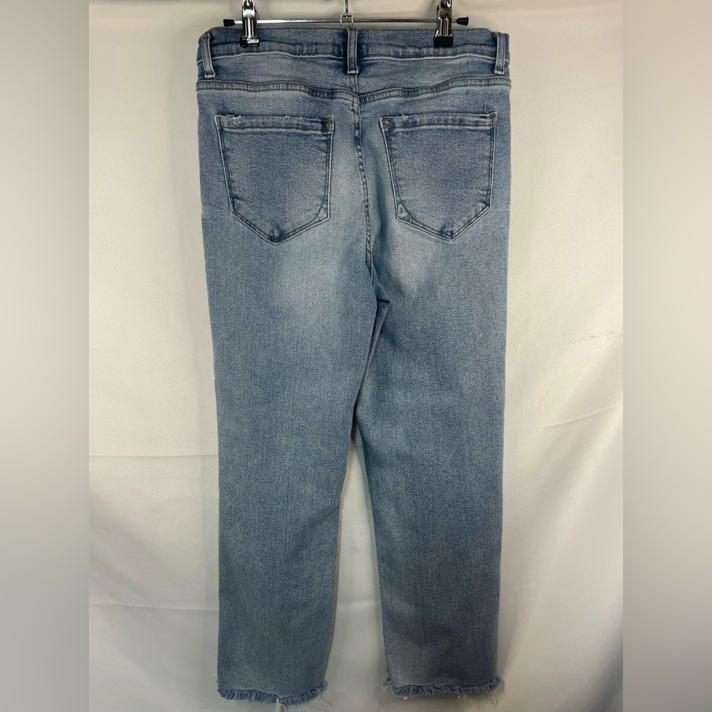 Kenzie’s Vintage High Rise Slim Jeans With Frayed Hems And Distressing. — image 2 of 5